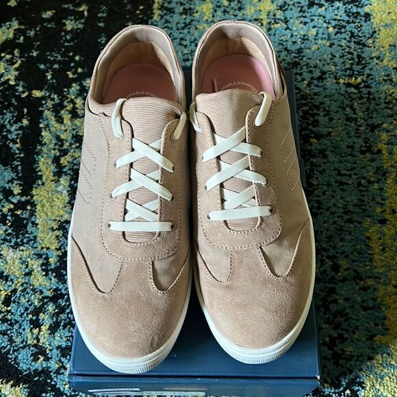 DR Scholl’s lightweight comfortable platform sneakers taupe 11 - Picture 1 of 9